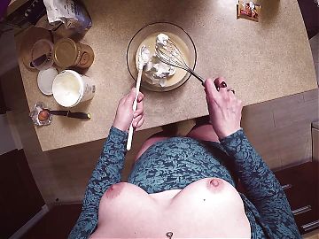 Womans POV naked cooking Part 2 🍯