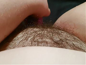 Sexy BBW Slut Masturbates The Extreme Hairy Pussy